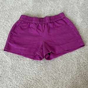 J. Crew Plum Shorts